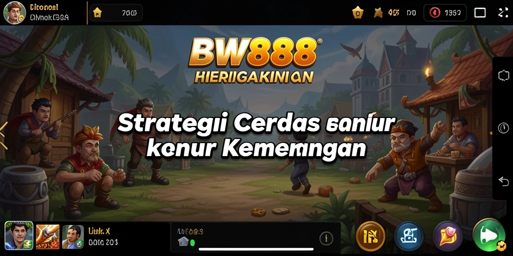 Gambar menunjukkan gameplay BW888 dengan strategi yang dinamis.
