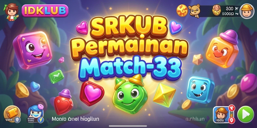 Screenshot gameplay IDKLUB yang menampilkan kesenangan permainan Match-3.
