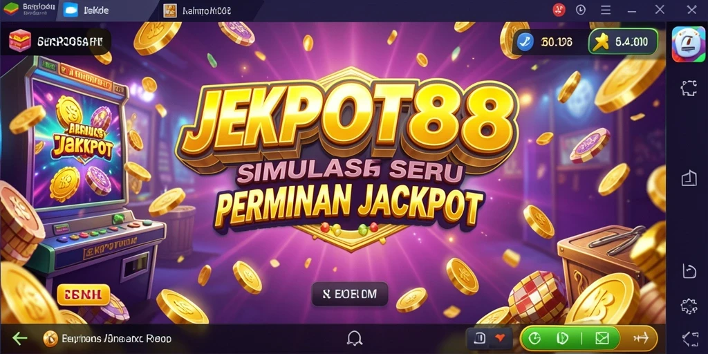 Tampilan gameplay seru JEKPOT88 dengan jackpot yang menunggu.