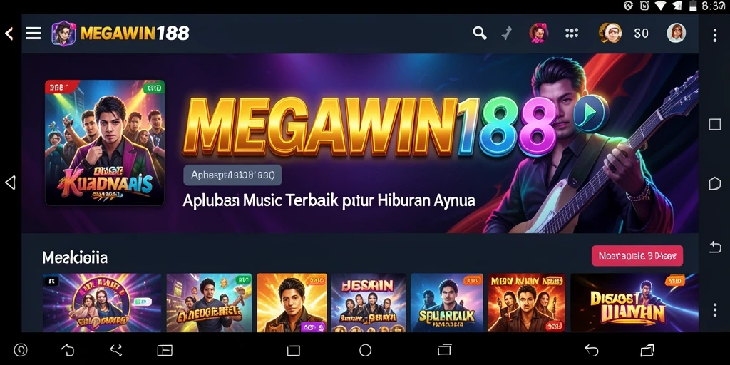 Screenshot gameplay yang menunjukkan keseruan bermain musik di MEGAWIN188.