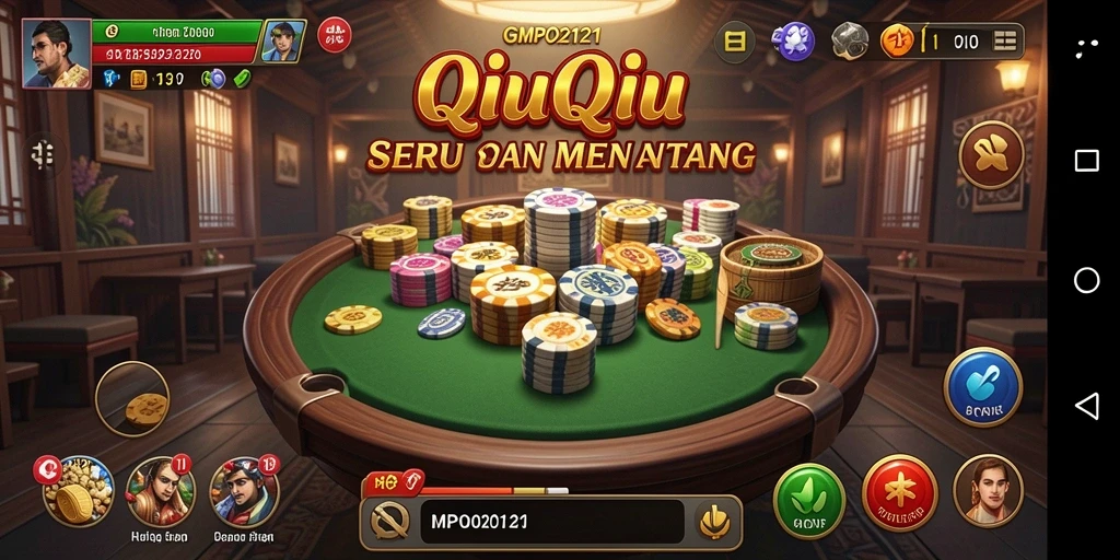 Tampilan gameplay seru QiuQiu di MPO2121.