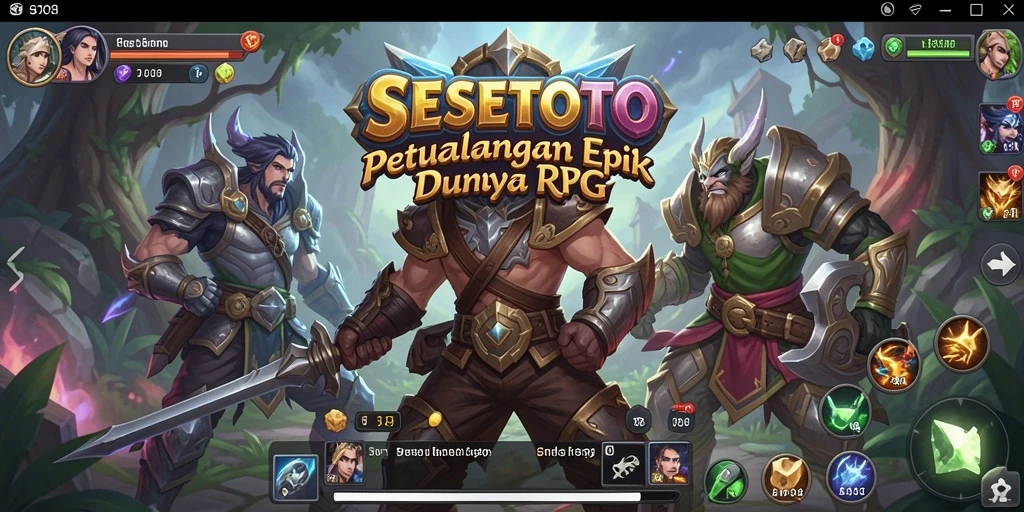 Screenshot SESETOTO menampilkan aksi menarik dalam gameplay RPG.