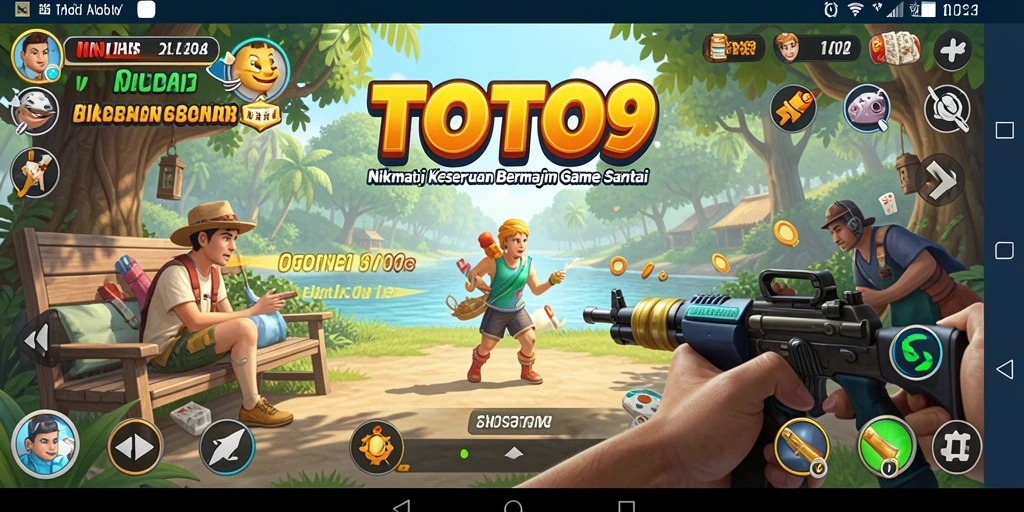 Screenshot TOTO9 menampilkan gameplay yang seru dan interaktif.
